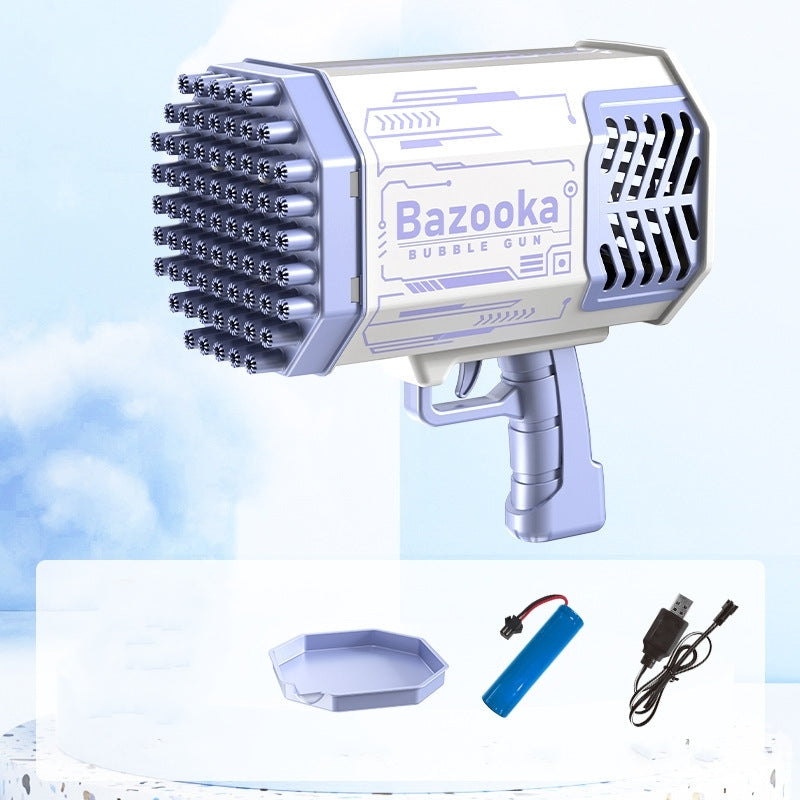 Oppladbar såpeboblepistol