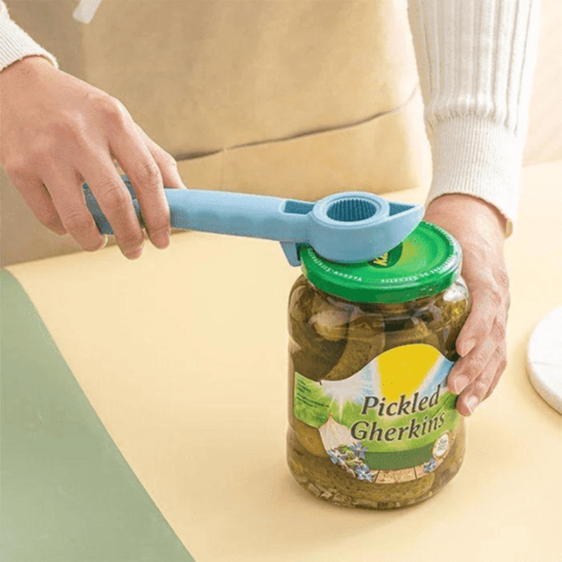 4 in 1 マルチボトルオープナーとジャーオープナー