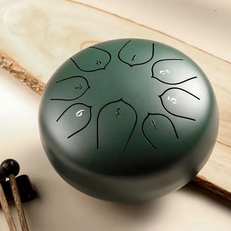 Mini tambour relaxant avec sons apaisants intégrés