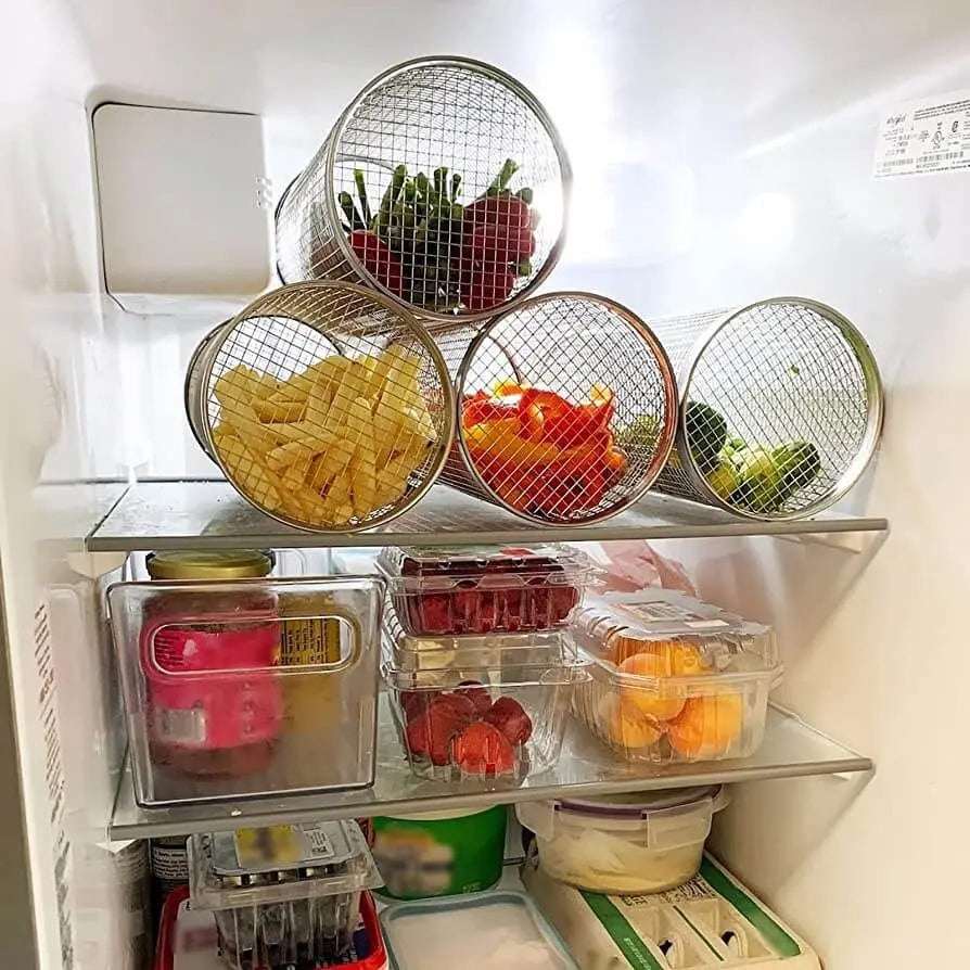 Panier rotatif de grill pour des cuissons homogène sans effort