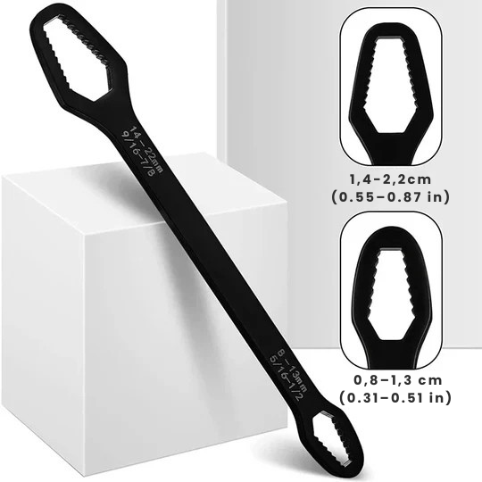 Llave multifuncional robusta para tornillos y tuercas varias 