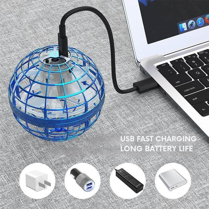 Bola voadora luminosa para jogos divertidos e interativos 