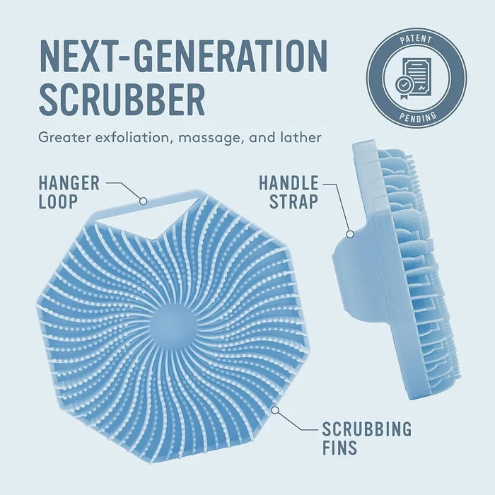 Cepillo exfoliante corporal higiénico para una piel radiante 