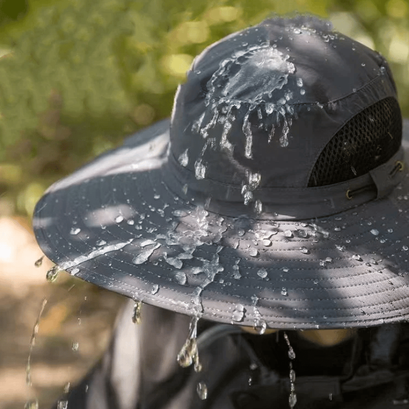 Sombrero con ventilador solar integrado 
