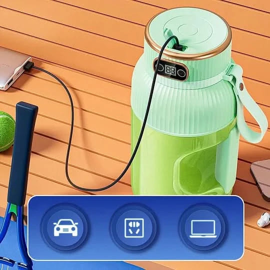 Blender portabil pentru sucuri proaspete, oricând 