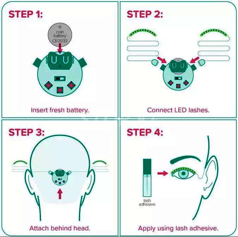 Lysende LED-vipper – Garanti for en fengslende look 