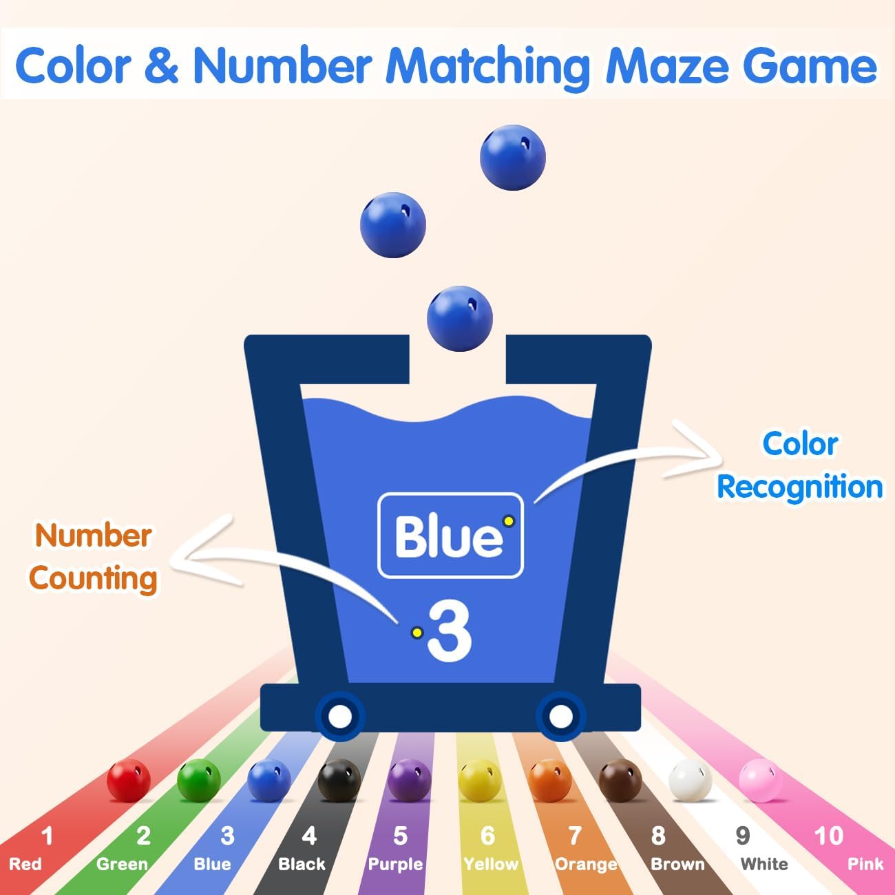 Aprender los colores divirtiéndose con imanes 
