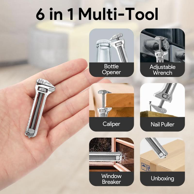 Ultra-durable compact tool for easily repairing everything 