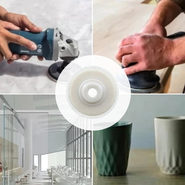 Disque de polissage en laine pour une finition miroir (x3)