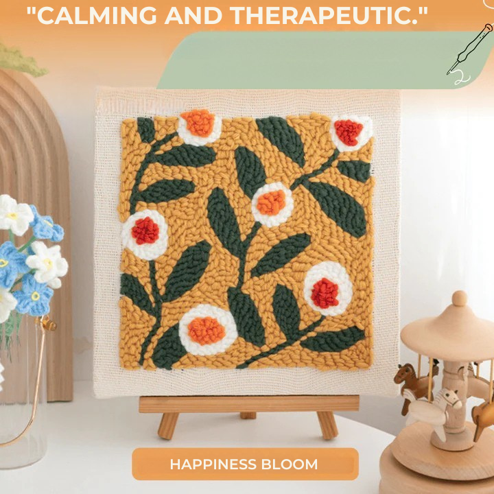 Punch needle broderi sæt 