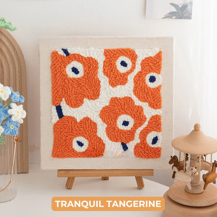 Punch needle broderi sæt 