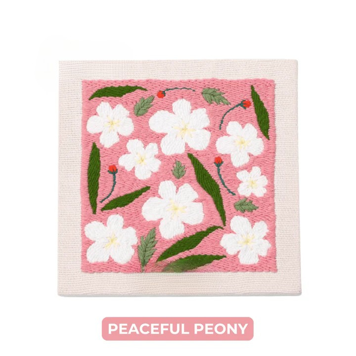 Punch needle broderi sæt 