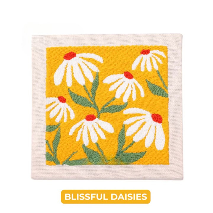 Punch needle broderi sæt 