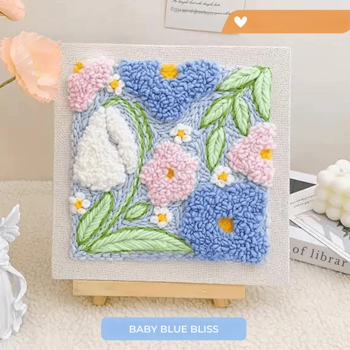 Punch needle broderi sæt 