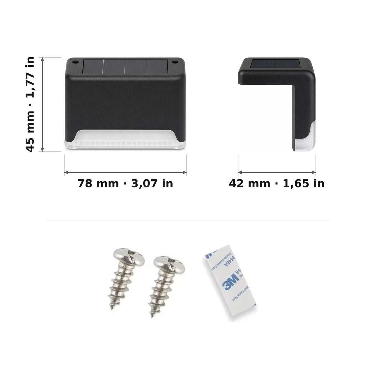 מנורת LED סולארית עוצמתית במיוחד עבור חוץ 
