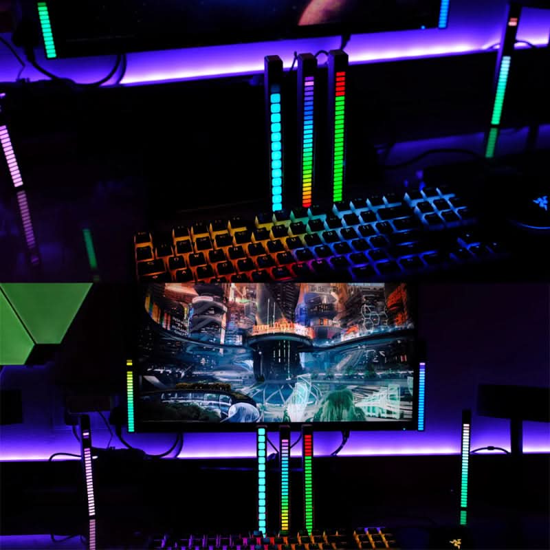 LED lyslist - RGB som reagerer på lyd 