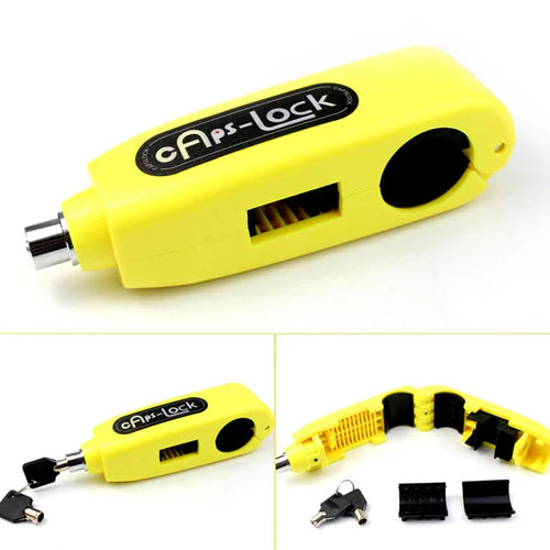 قفل مضاد للسرقة سريع لمقود الدراجة النارية والسكوتر 