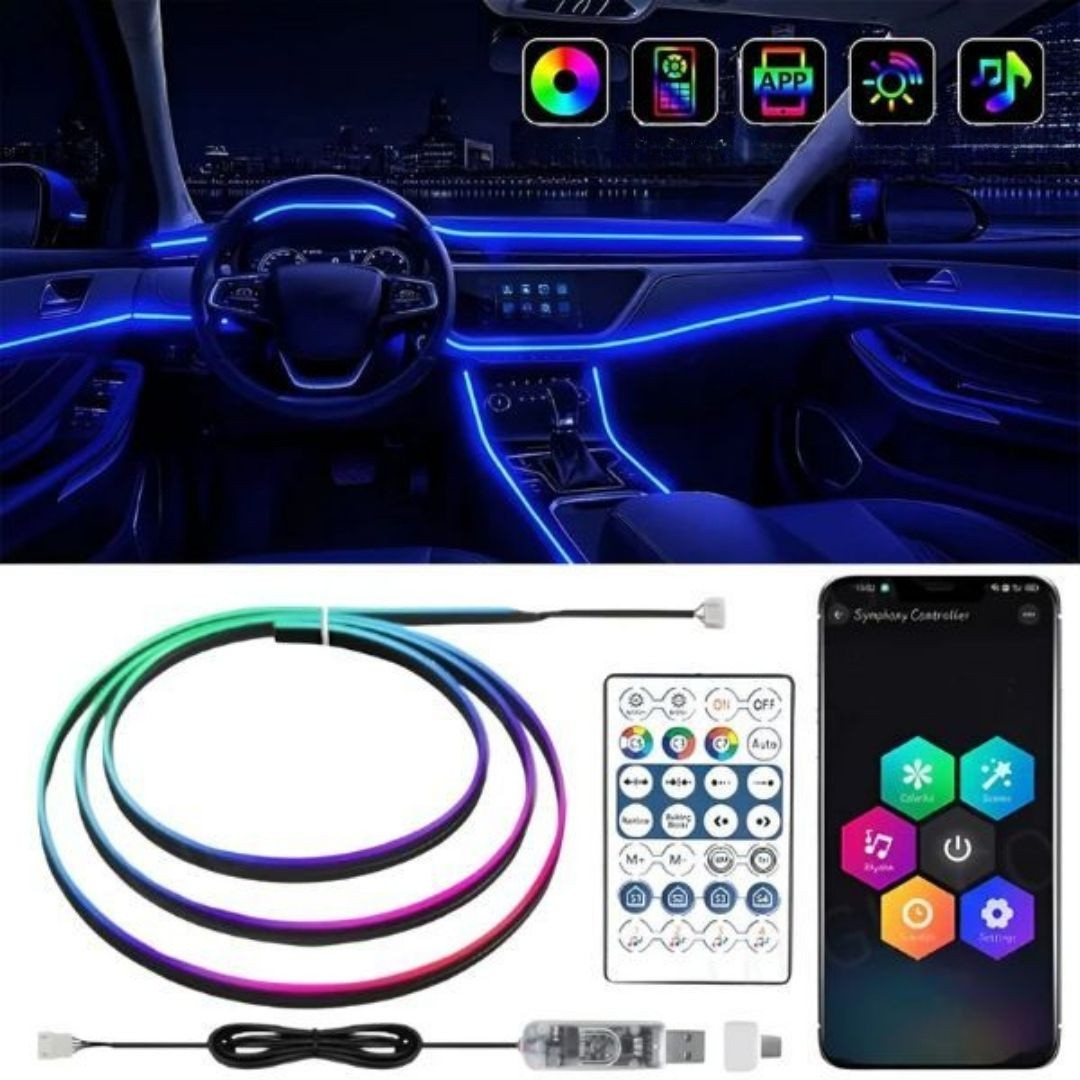 Oświetlenie LED do stylowego wnętrza samochodu 
