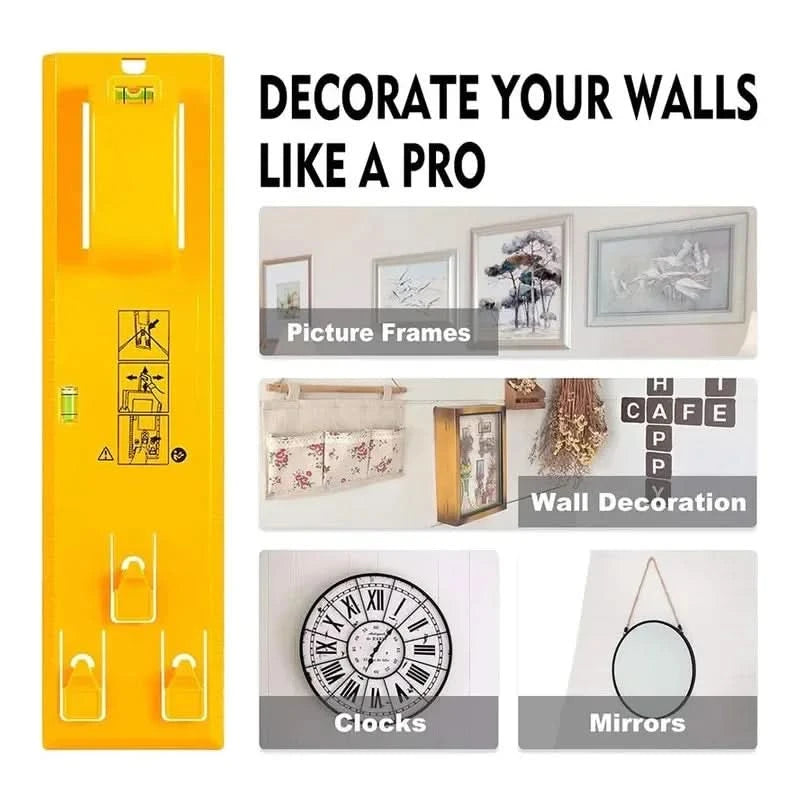 Kit de herramientas preciso para colgar tus cuadros 