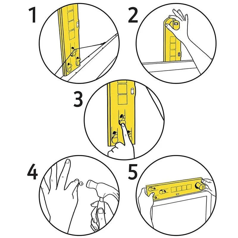 Kit de herramientas preciso para colgar tus cuadros 