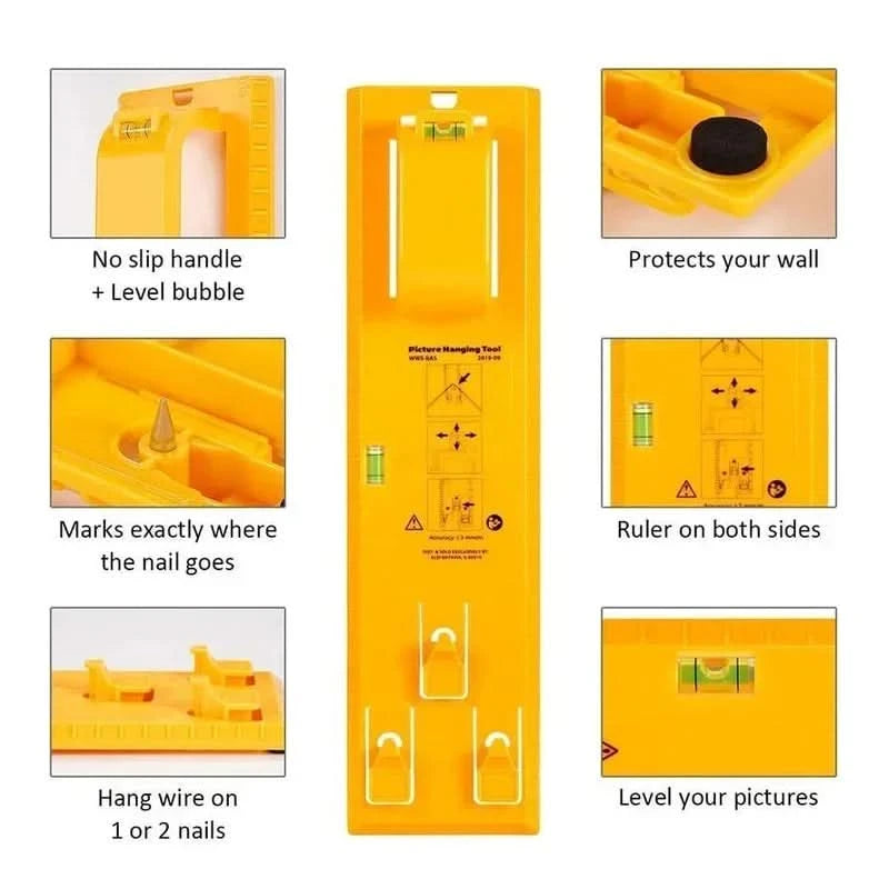 Kit de herramientas preciso para colgar tus cuadros 