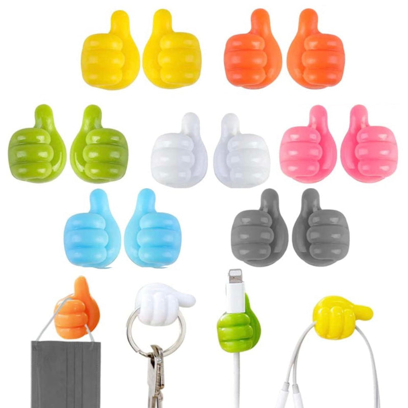 Έξυπνα κλιπ για καλώδια, βούρτσες, ακουστικά και άλλα (x10) 