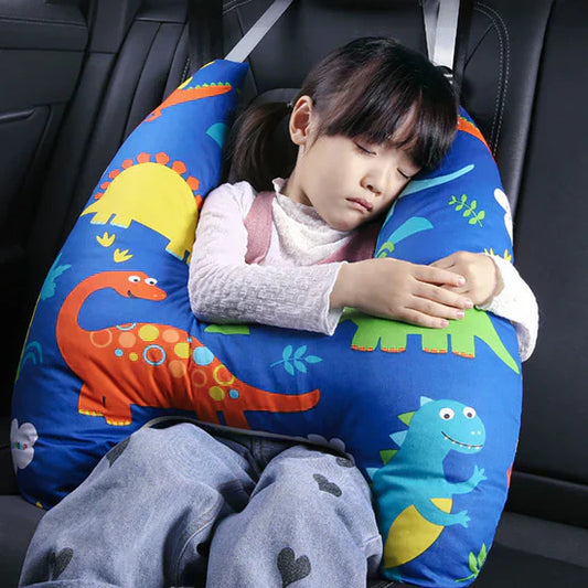 Coussin de voyage enfant avec maintien sécurisé