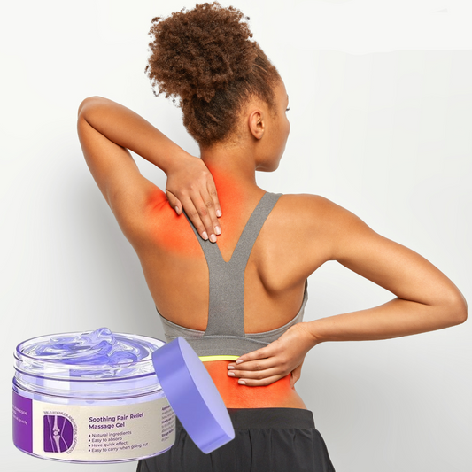 Přírodní uklidňující gel pro úlevu od bolesti a napětí 