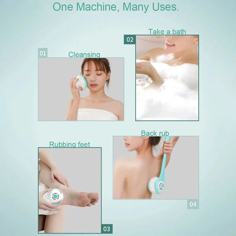 Masaj de curățare complet fără efort sub duș 