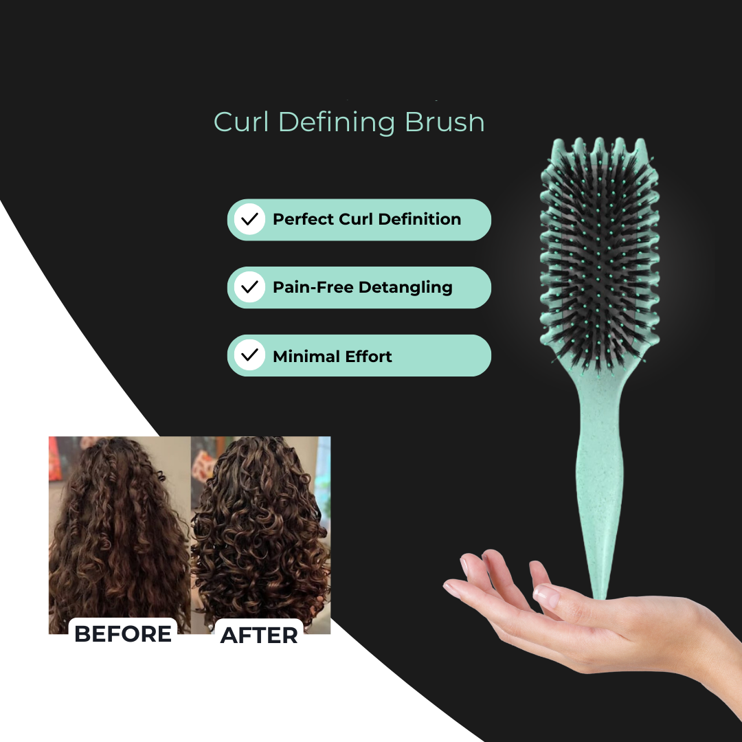 Cepillo para el cabello para rizos definidos sin frizz 