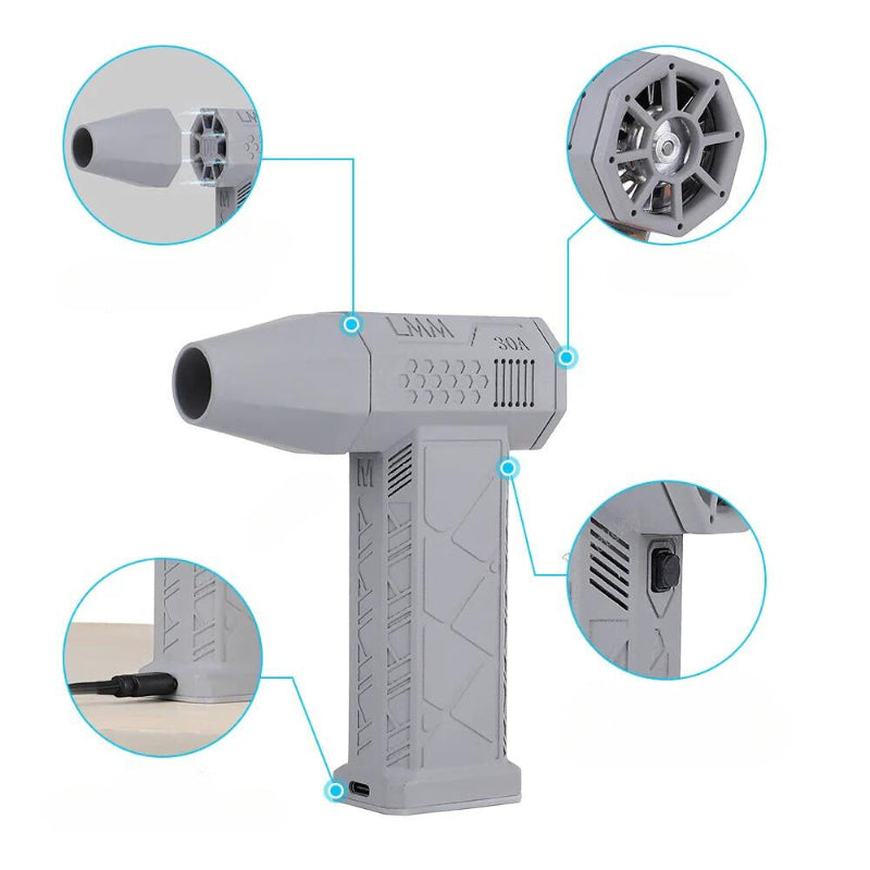 AirBlaster-Pro - Kompakter Luftbläser für müheloses Reinigen 