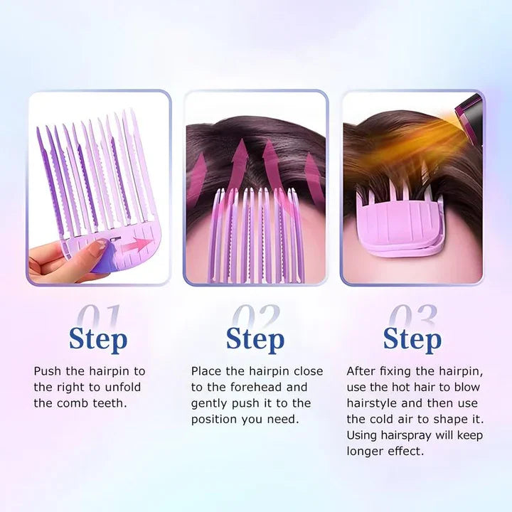 تسريحة منتفخة فورية بلطف ودون جهد 