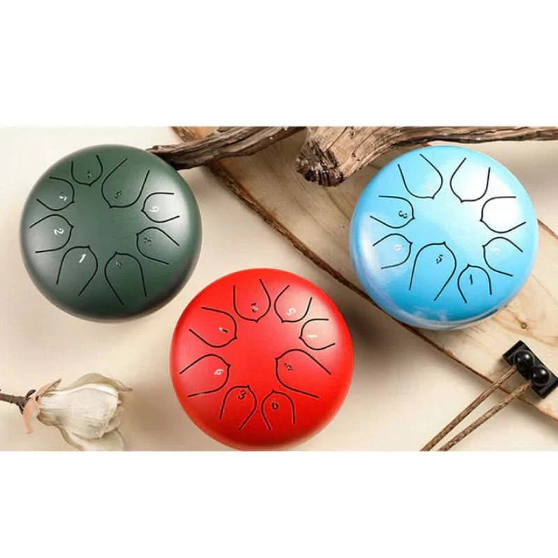 Mini tambour relaxant avec sons apaisants intégrés
