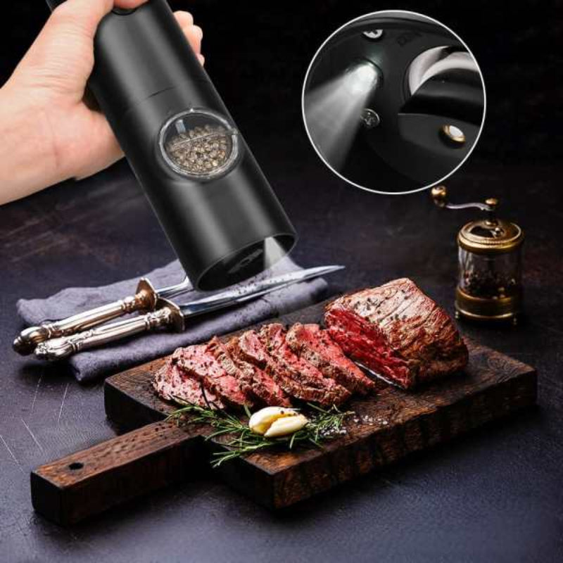 LED elektrische molen – Nauwkeurige kruidenmix met één hand 