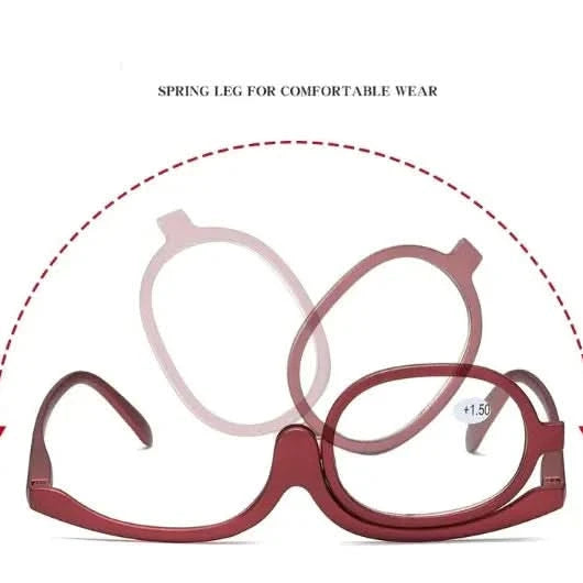 Lunettes de Maquillage Rotatives : Précision et Confort