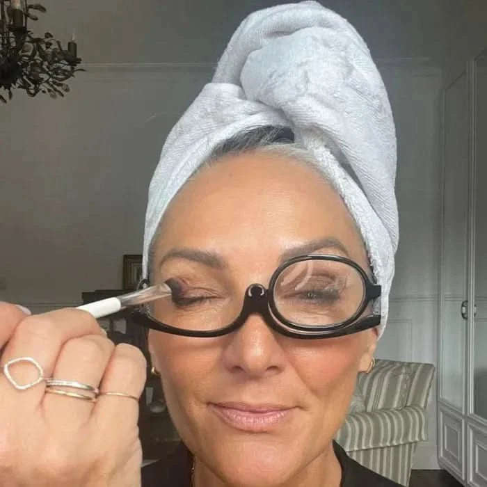 Lunettes de Maquillage Rotatives : Précision et Confort