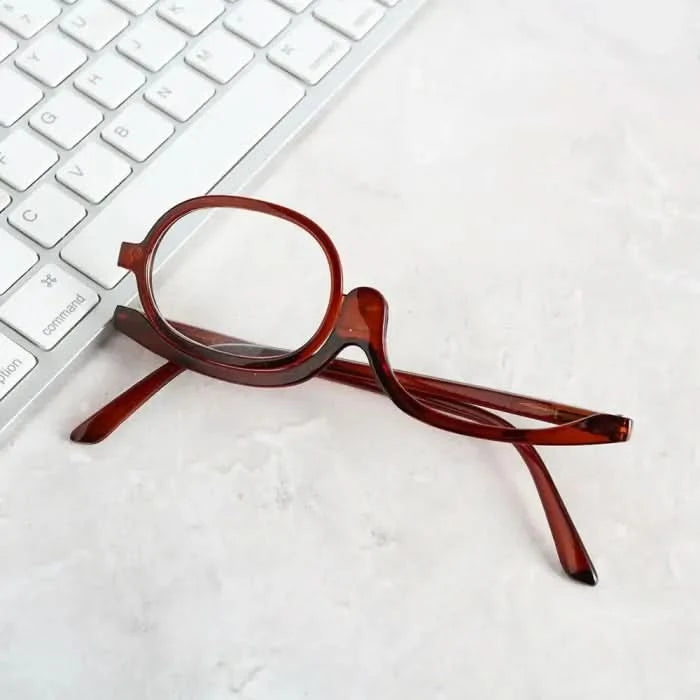 Lunettes de Maquillage Rotatives : Précision et Confort
