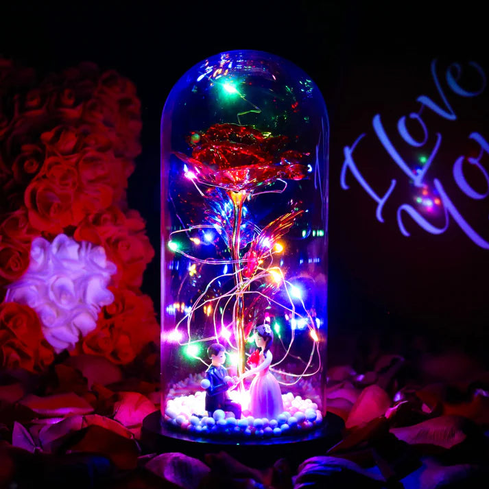 ורוד תחת פעמון – אלגנטיות מוארת ונצחית 