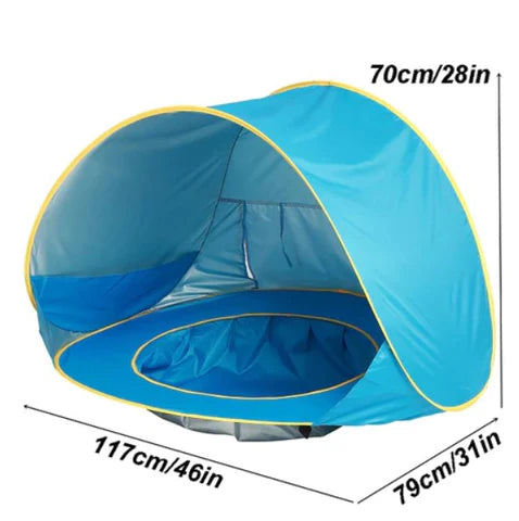 UV protection tent for baby – Optimal protection at the beach 