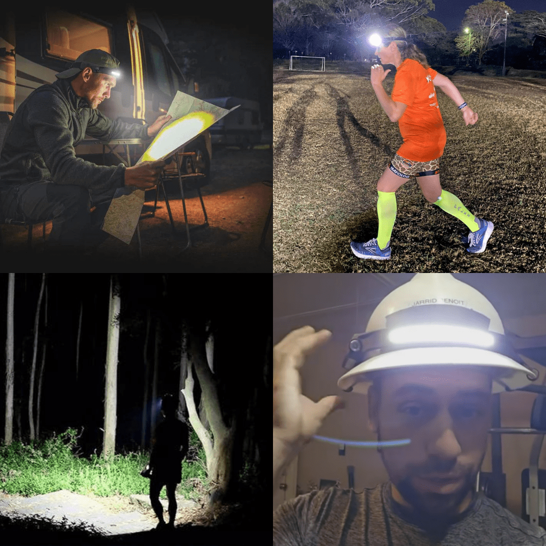 مصباح أمامي بزاوية عريضة لرؤية كاملة 